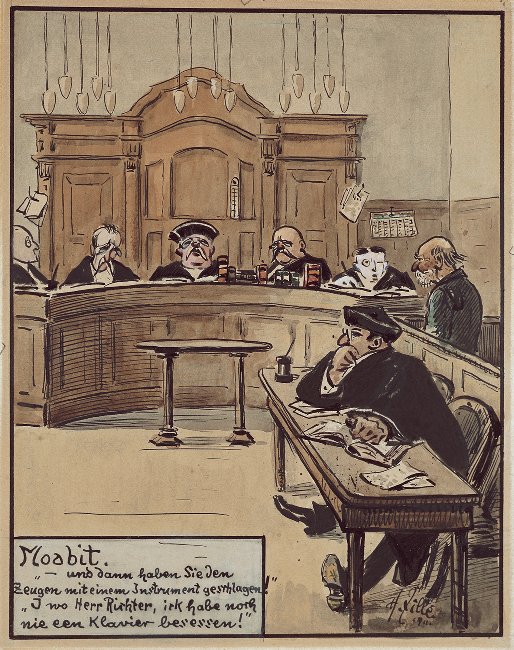 Moabit door Heinrich Zille
