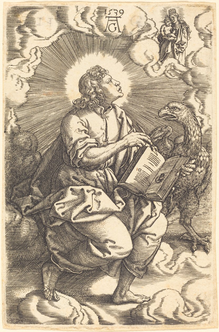 John door Heinrich Aldegrever