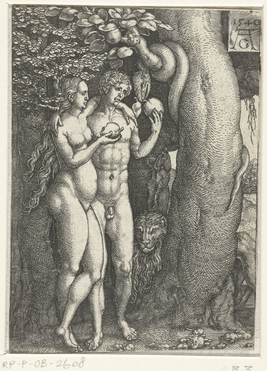 Zondeval door Heinrich Aldegrever