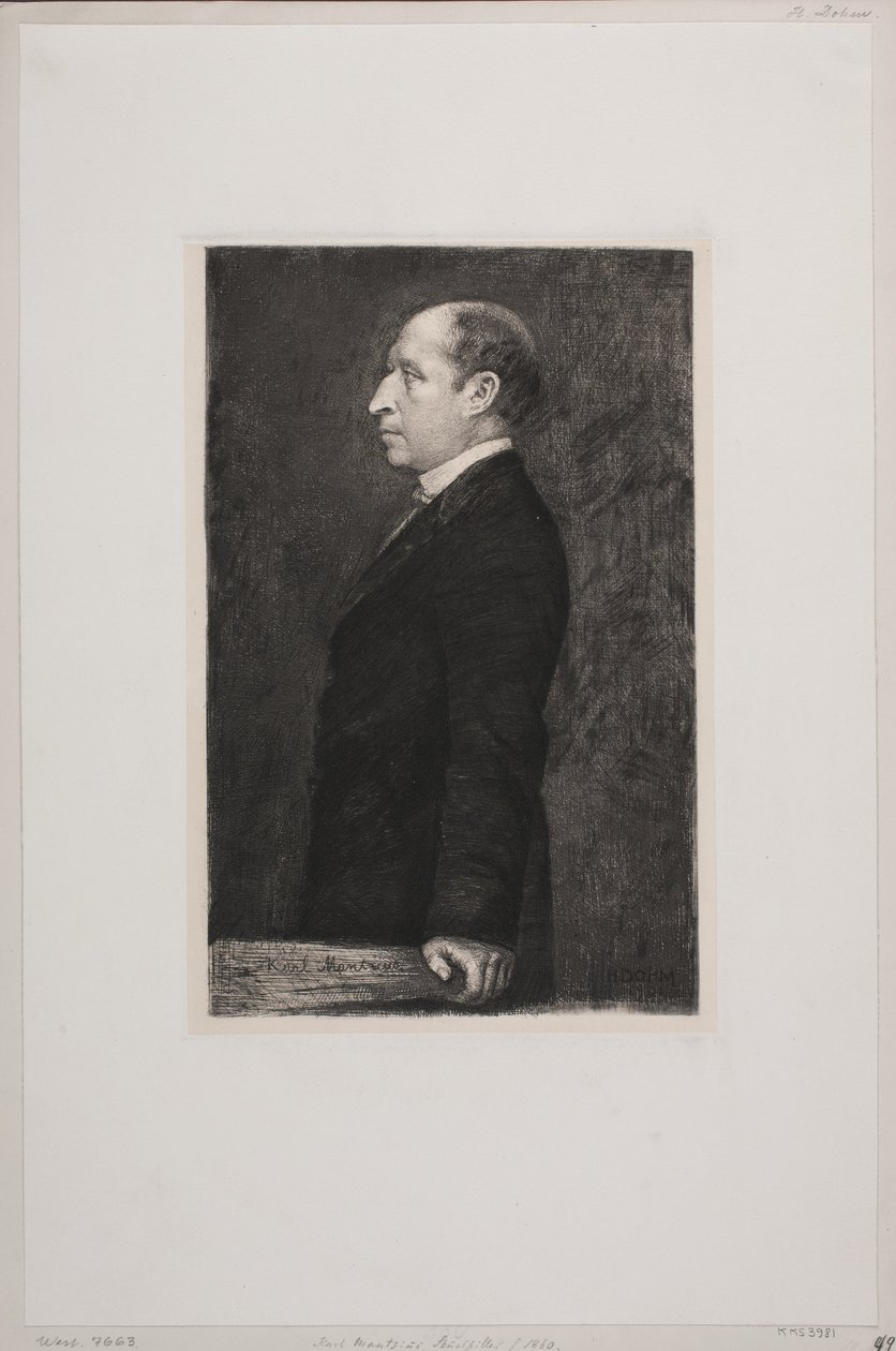 Karl Mantzius door Heinrich Dohm