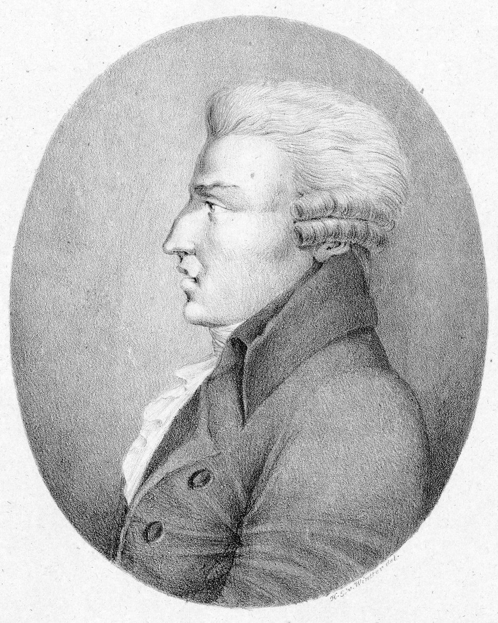 Afgebeelde persoon:  Francesco Durante door Heinrich Eduard Winter