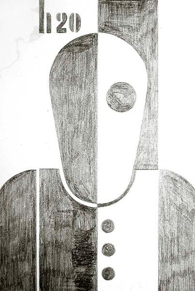 Man, 1920 door Heinrich Hoerle