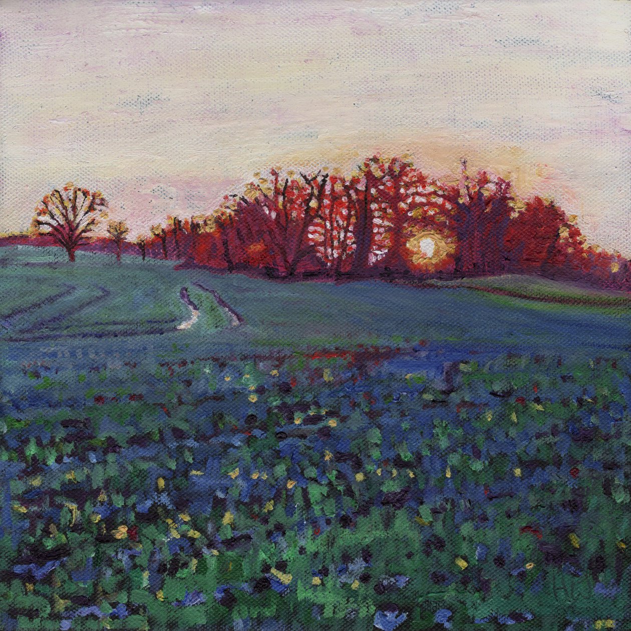 Zon begroet de aarde, 2012 door Helen White