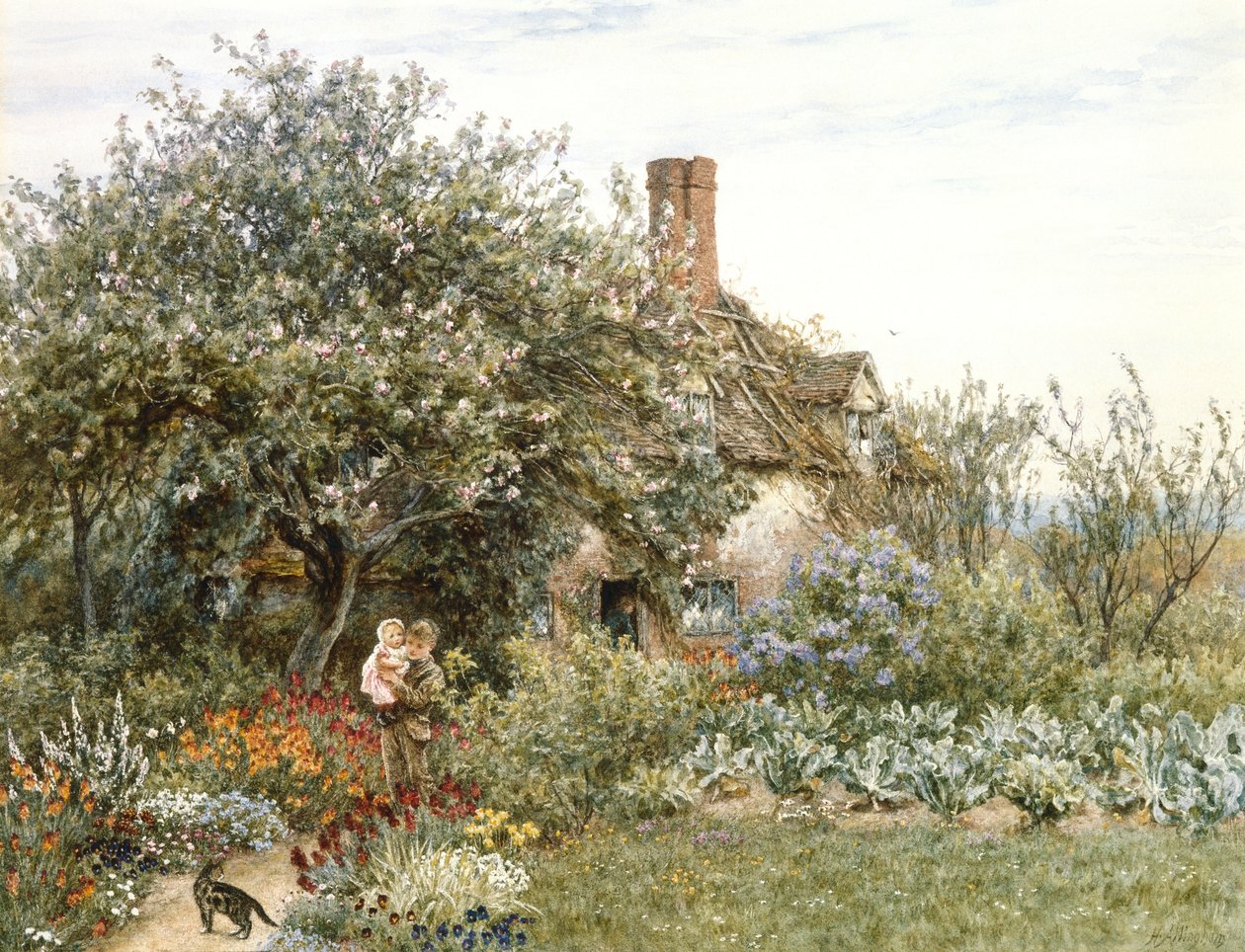 Dicht bij Hambledon door Helen Allingham