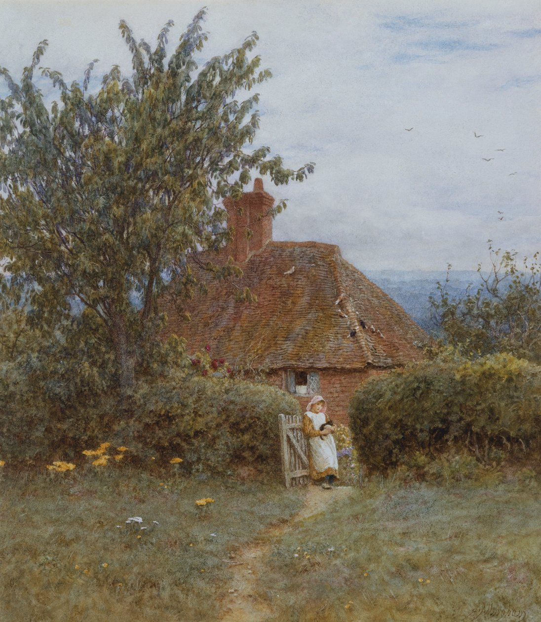 Bij Haslemere door Helen Allingham