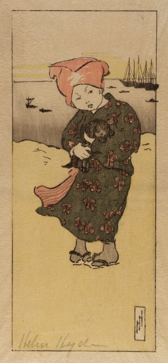 Op de Bund in Tokio door Helen Hyde