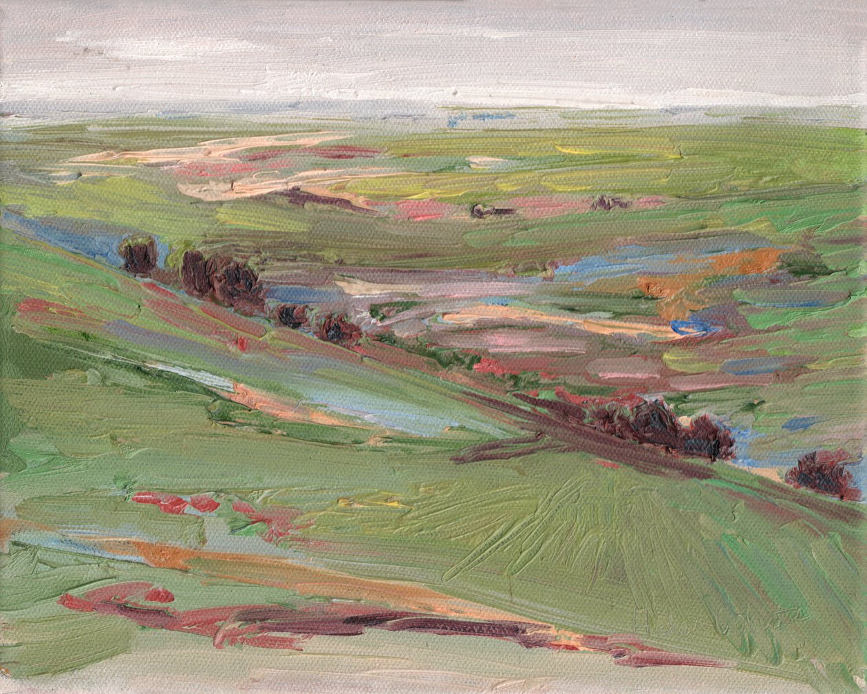Over Heuvels, 2008 door Helen White