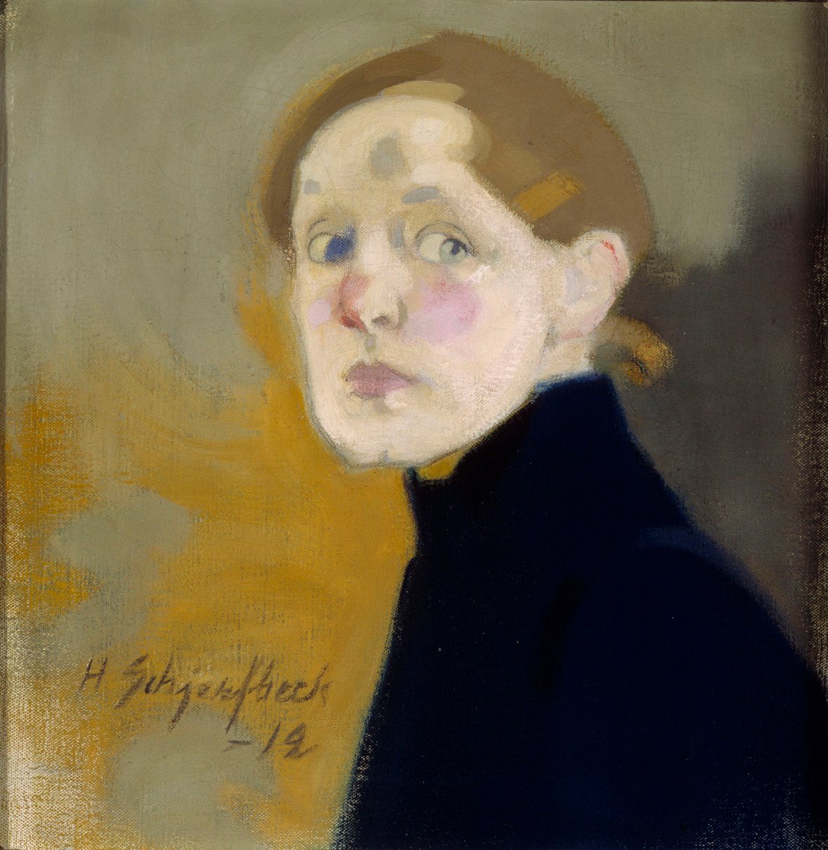 Zelfportret door Helene Schjerfbeck