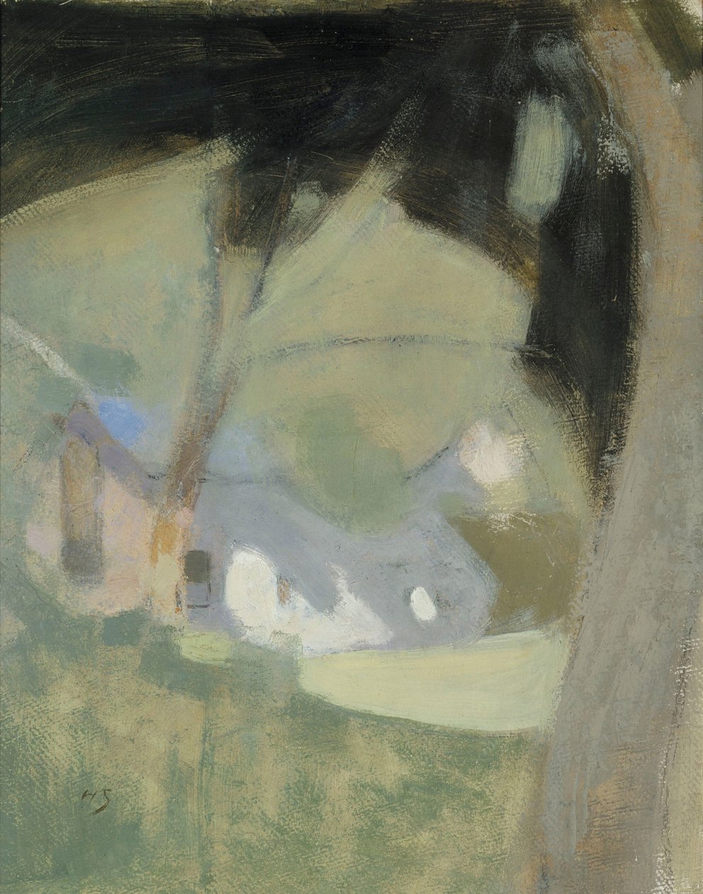 De Oude Brouwerij Compositie, 1918 door Helene Schjerfbeck