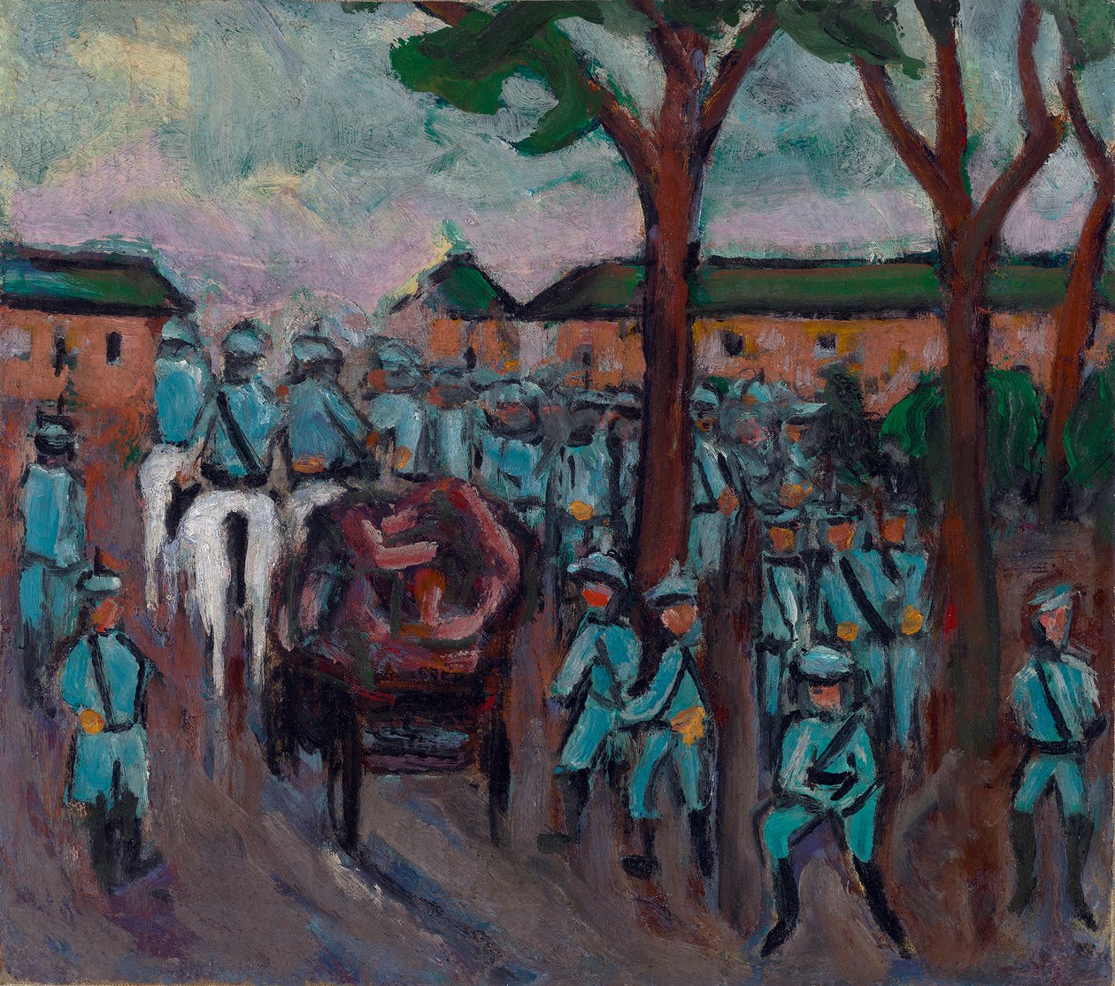 Infanterie door Helmuth Macke