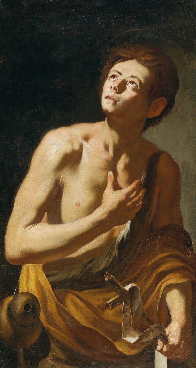 De jonge Johannes de Doper door Hendrick de Somer