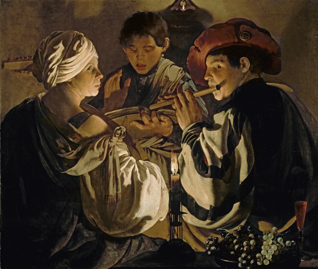 Concert, c.1626 door Hendrick ter Brugghen