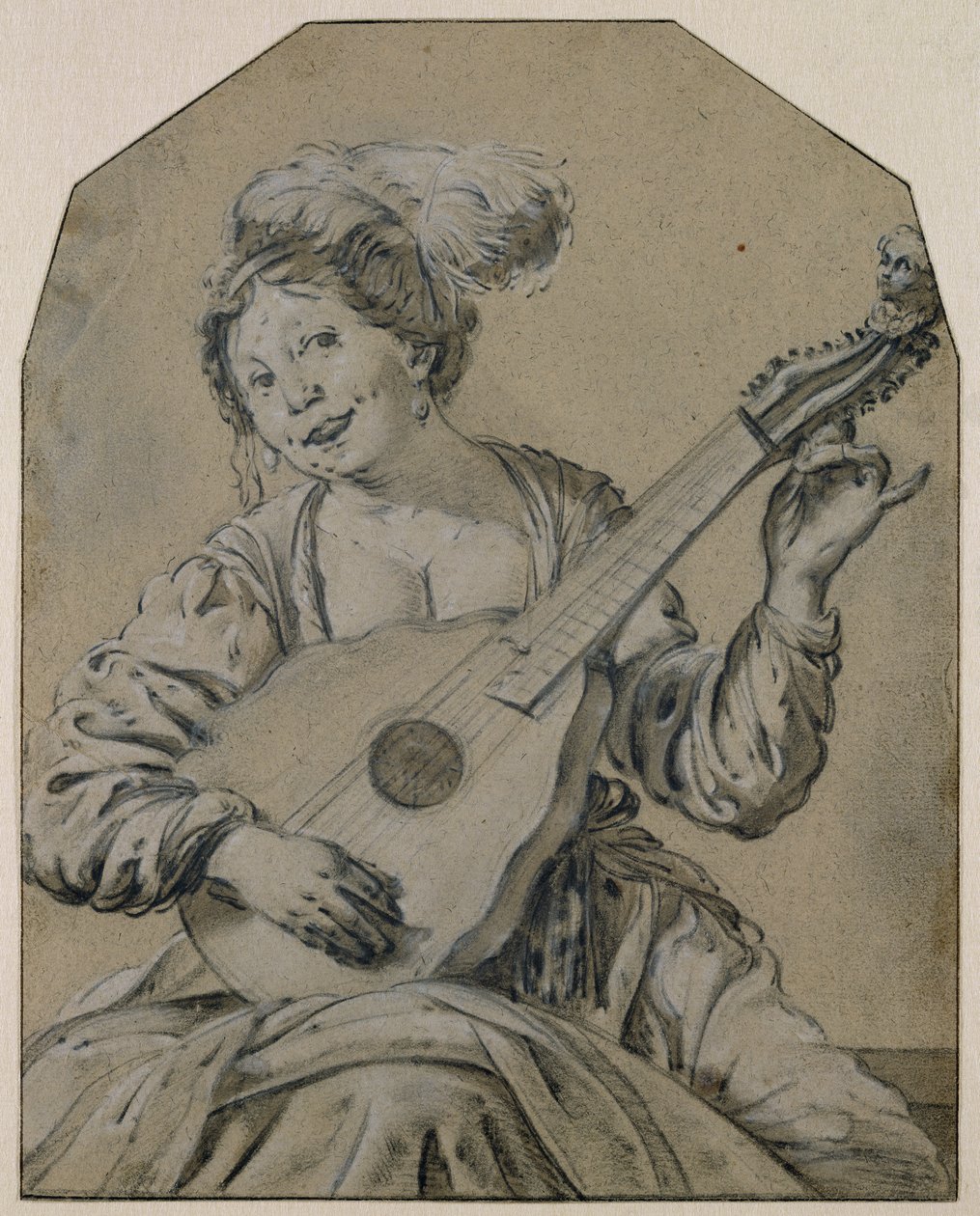 De Luitspeler door Hendrick ter Brugghen