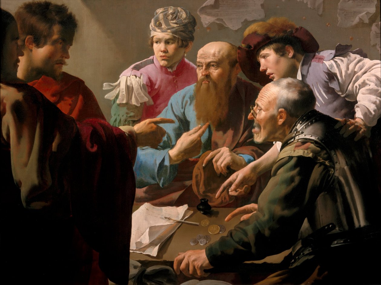 De roeping van Sint-Mattheüs door Hendrick ter Brugghen