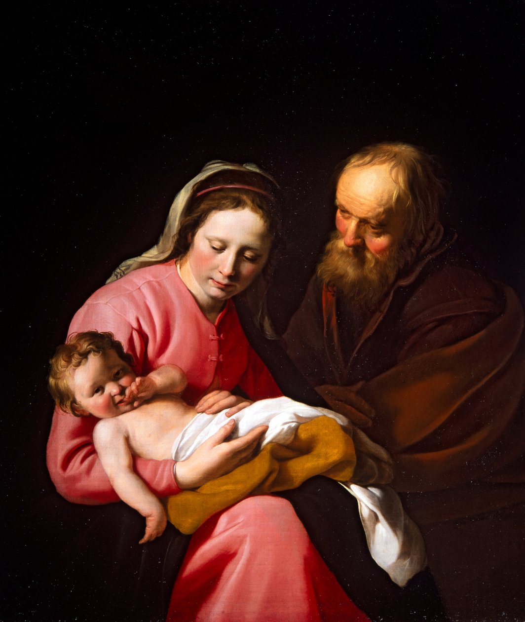 De Heilige Familie door Hendrick Bloemaert