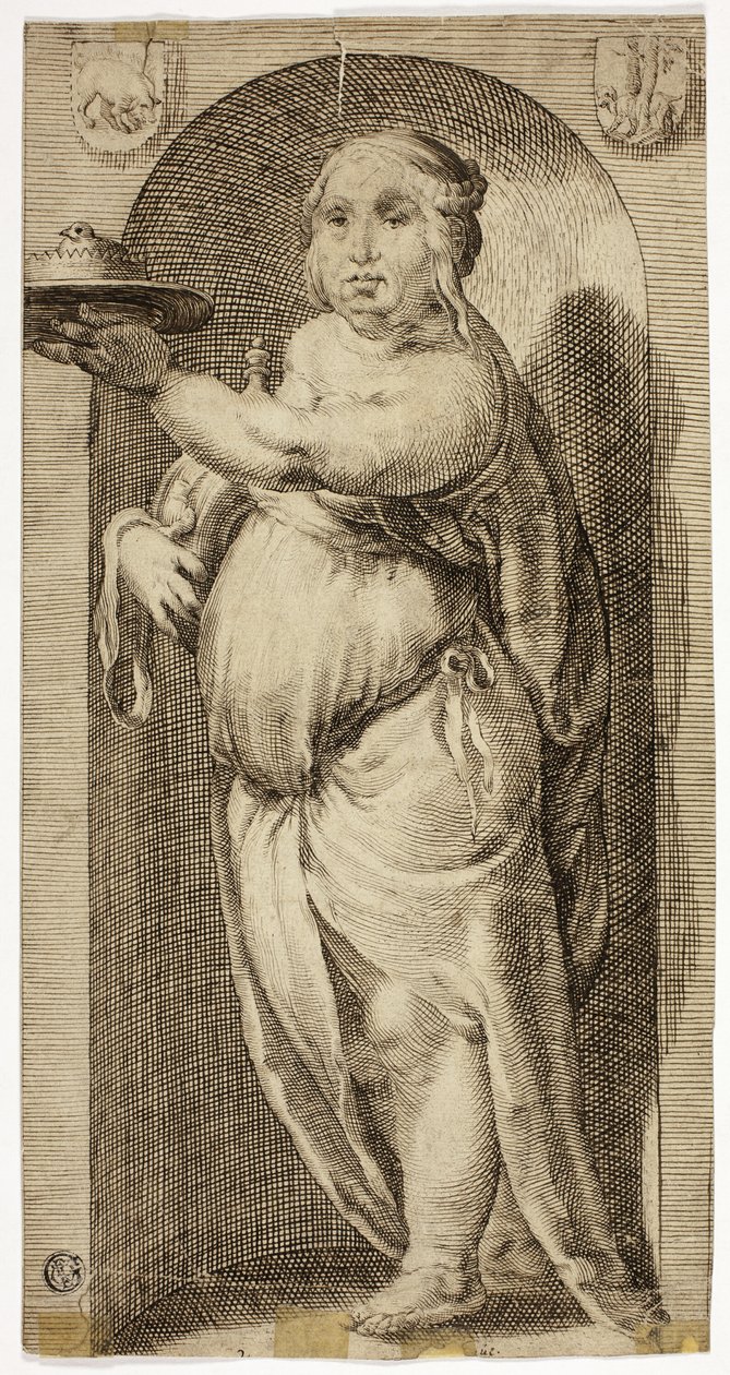 Vraatzucht door Hendrick Goltzius