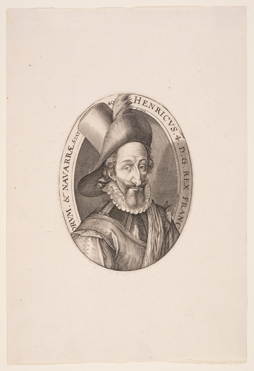 Hendrik IV, koning van Frankrijk door Hendrick Goltzius