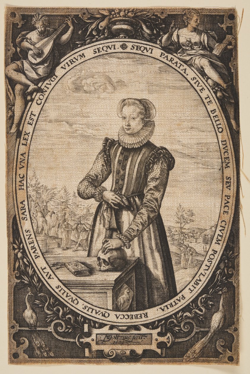 Josina Hamels door Hendrick Goltzius
