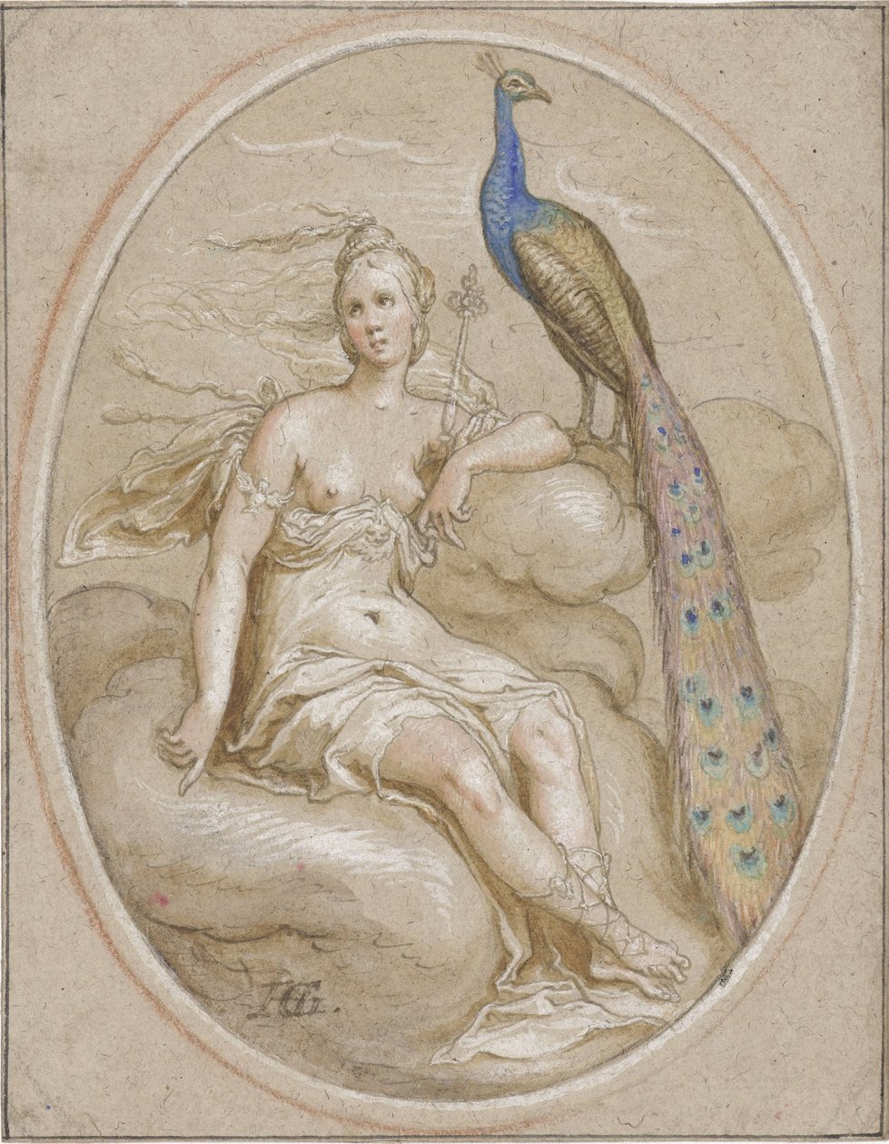 Juno door Hendrick Goltzius
