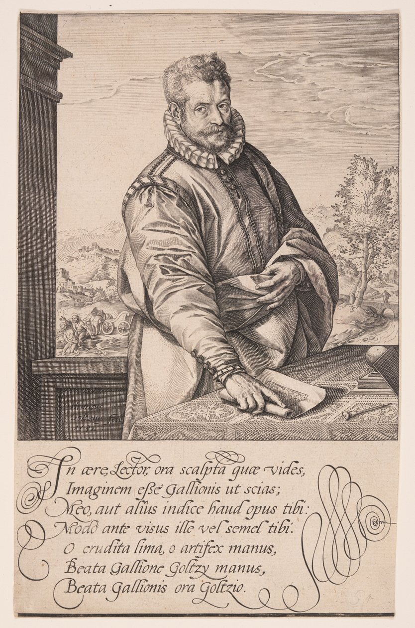 Philips Galle door Hendrick Goltzius