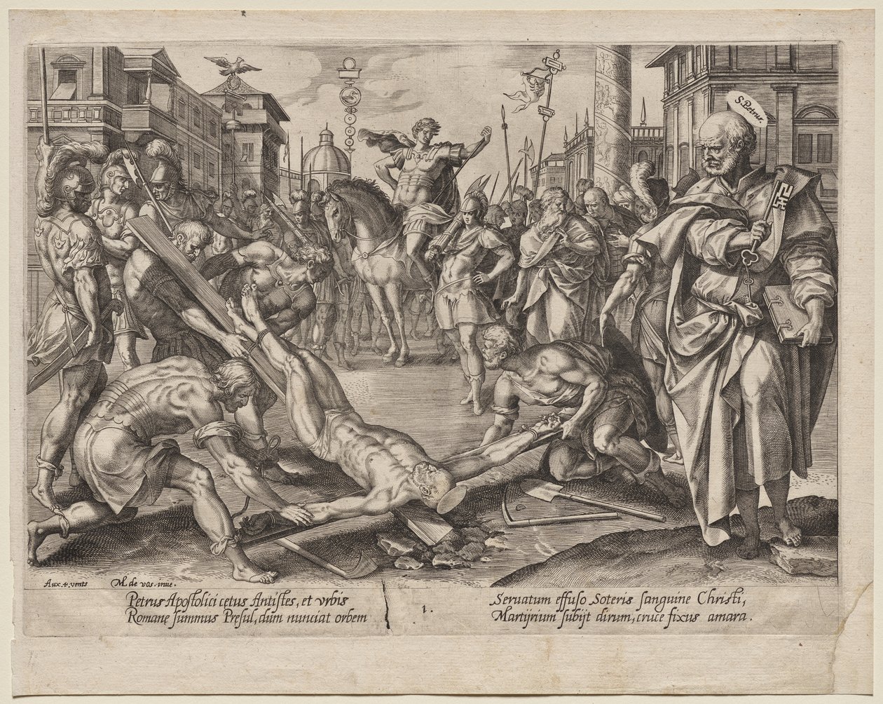 St. Petrus door Hendrick Goltzius