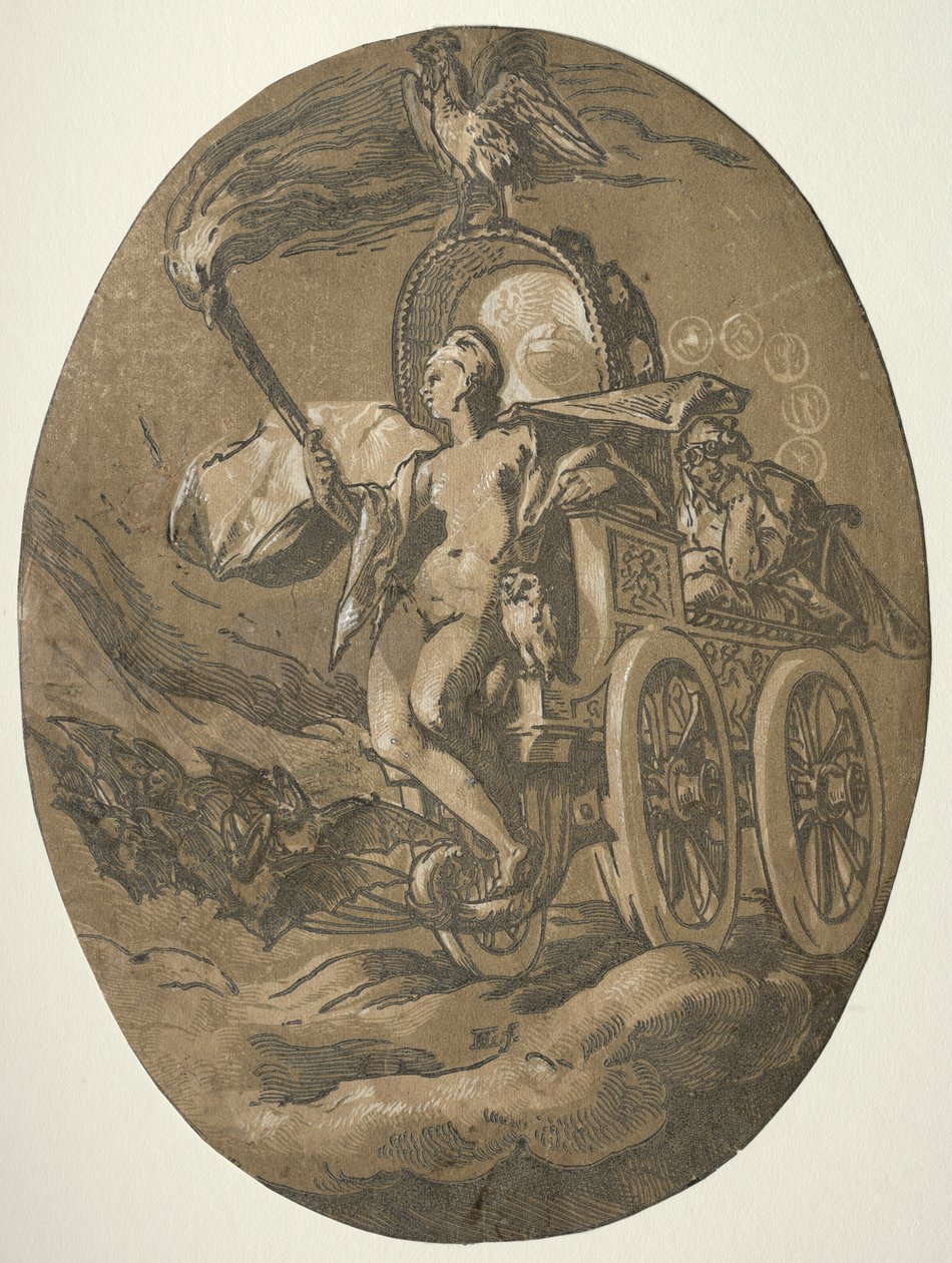 De goden: Nox door Hendrick Goltzius
