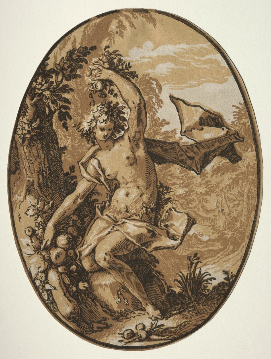 De goden: Proserpina door Hendrick Goltzius