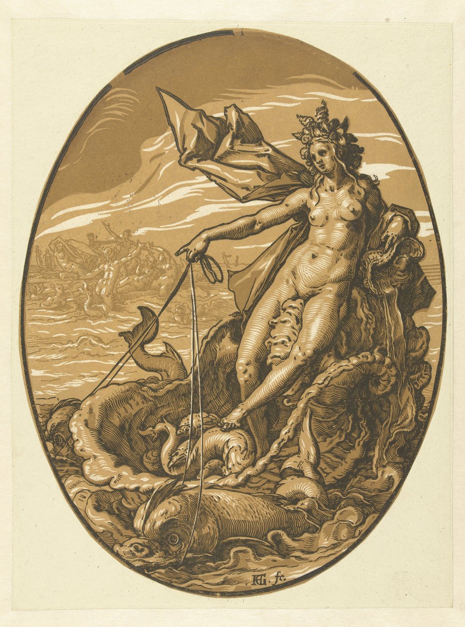 Thetis door Hendrick Goltzius