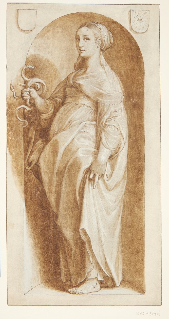 Wijsheid door Hendrick Goltzius