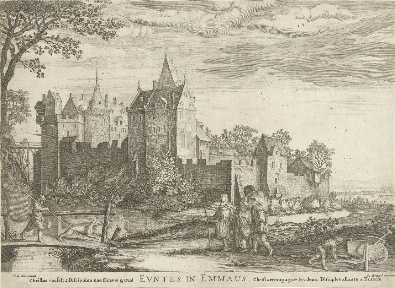 Emmaüsgangers door Hendrick Hondius (I)