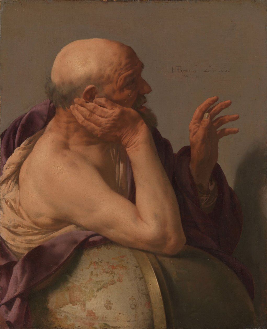 Heraclitus, 1628 door Hendrick ter Brugghen
