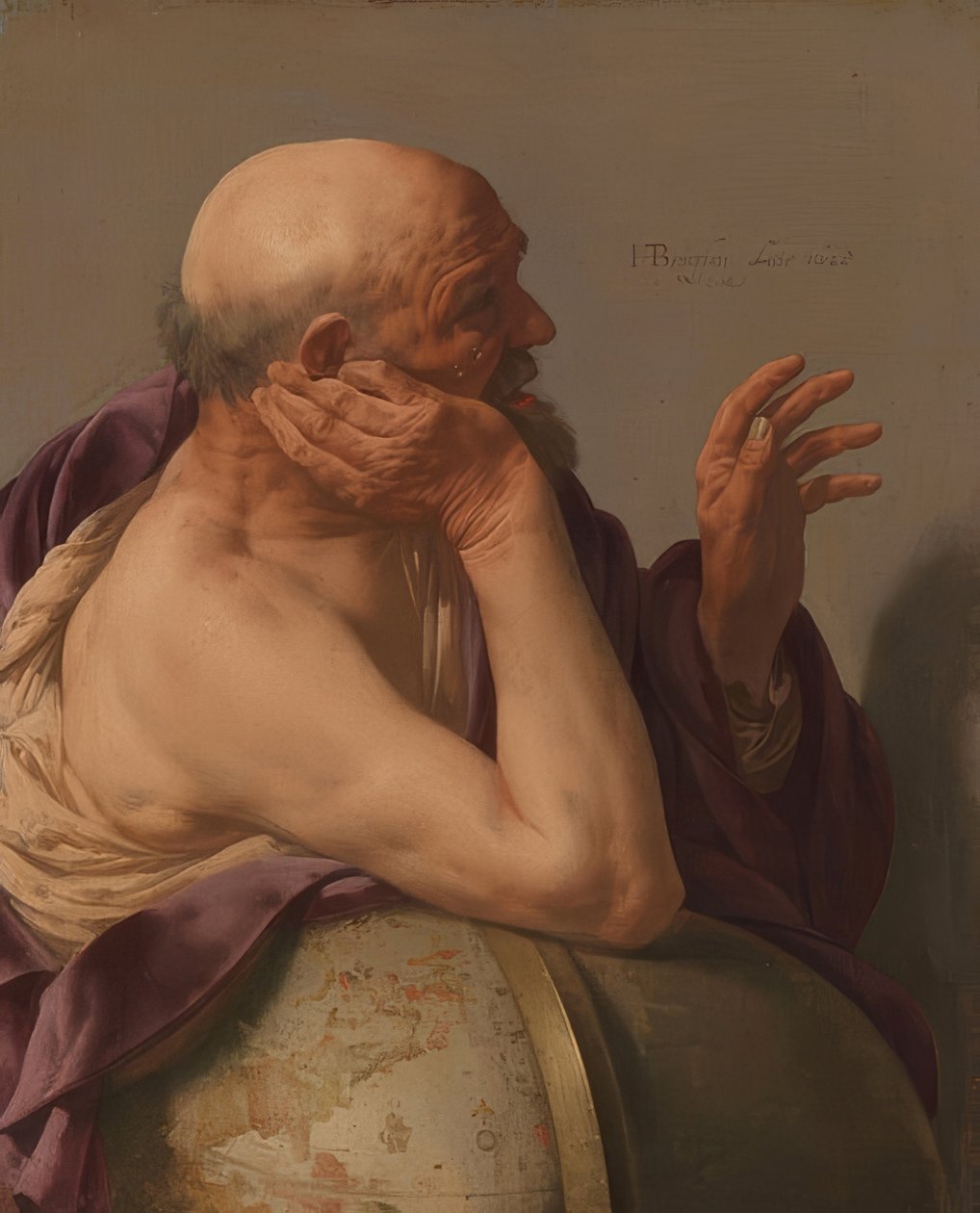 Heraclitus door Hendrick ter Brugghen