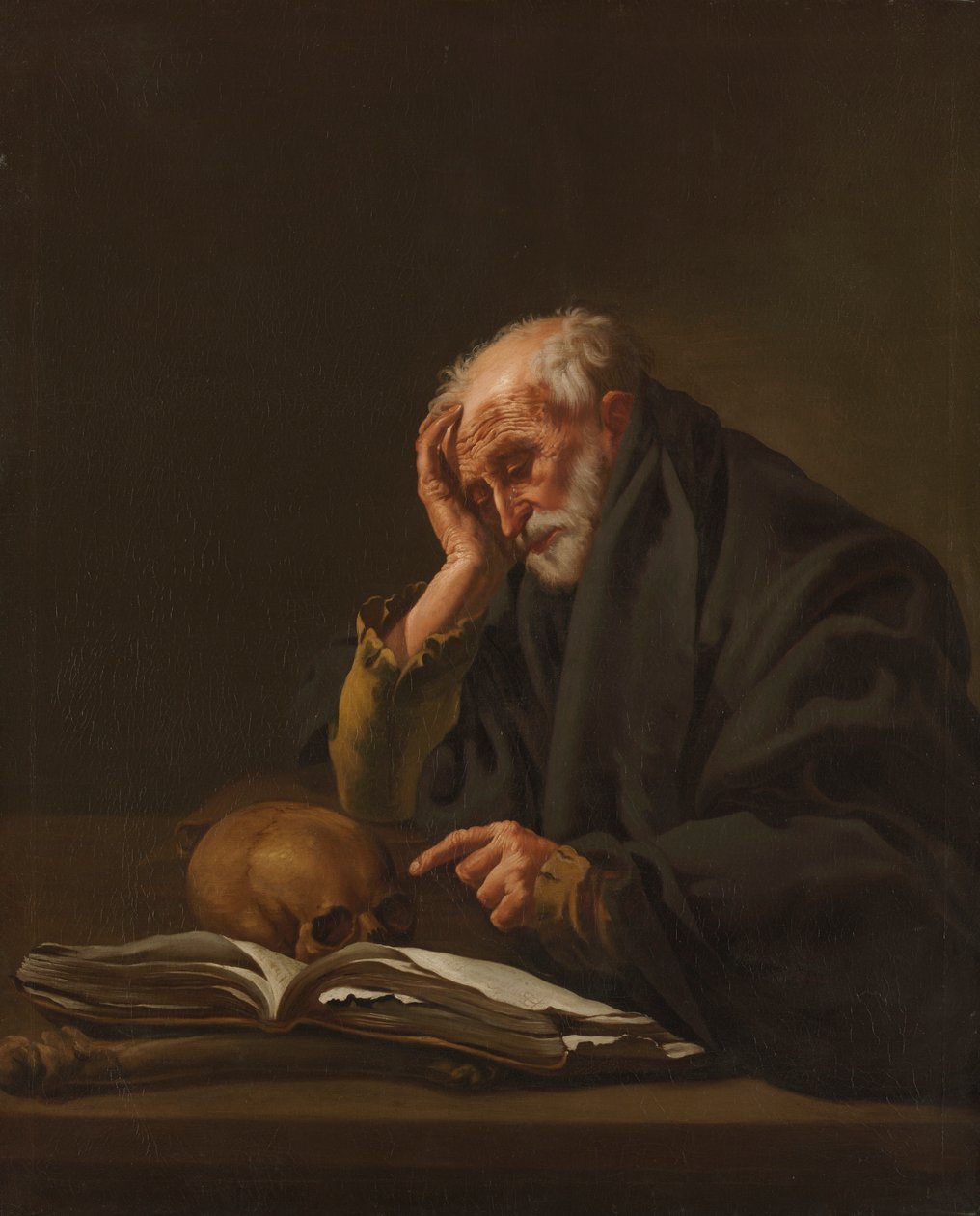 Sint Hiëronymus, ca. 1621 door Hendrick ter Brugghen