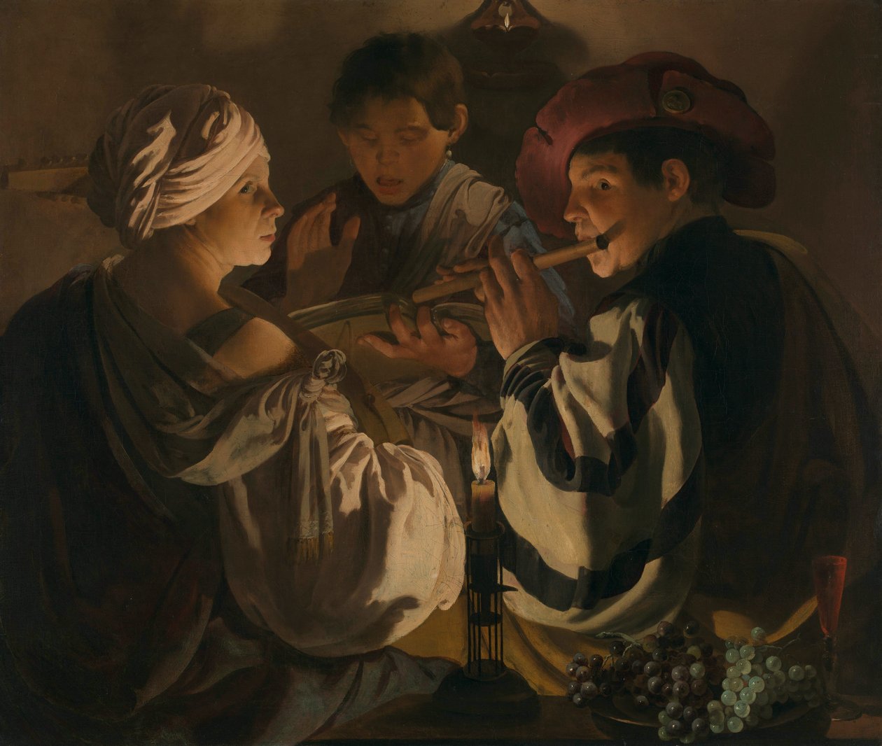 Het concert door Hendrick ter Brugghen