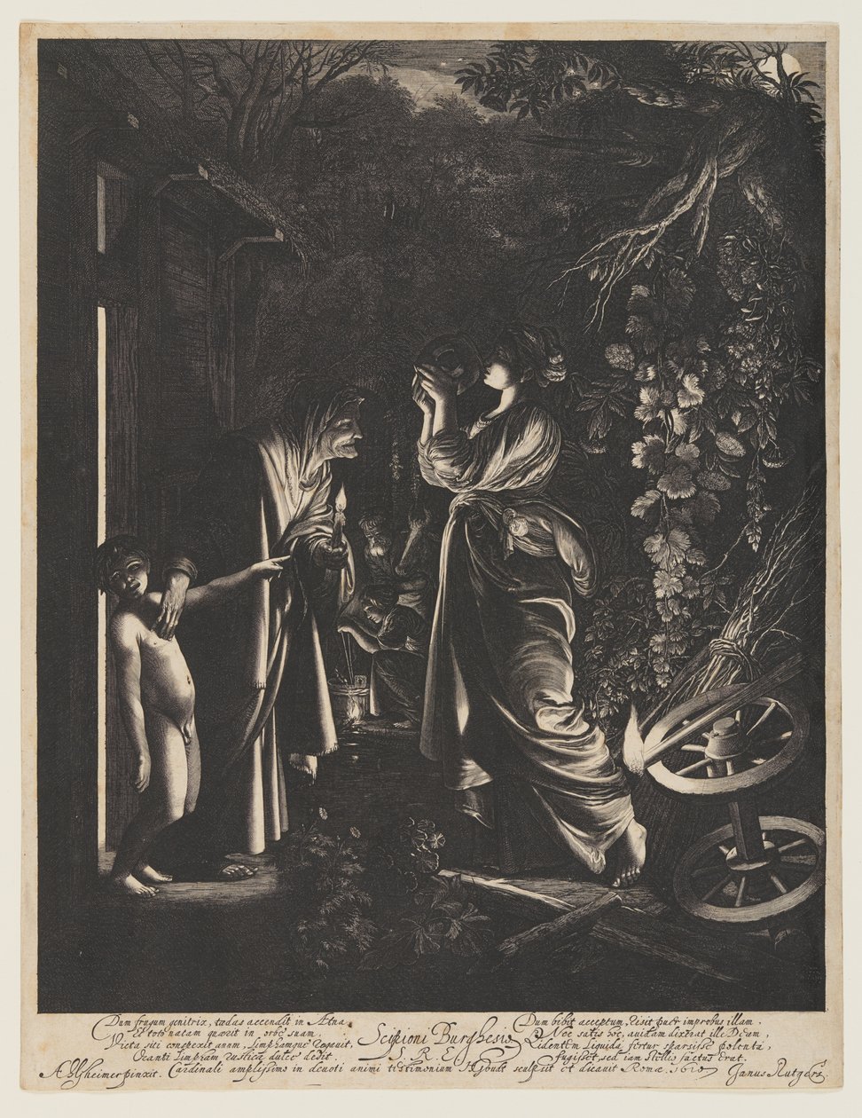 De spot van Ceres door Hendrick von Goudt