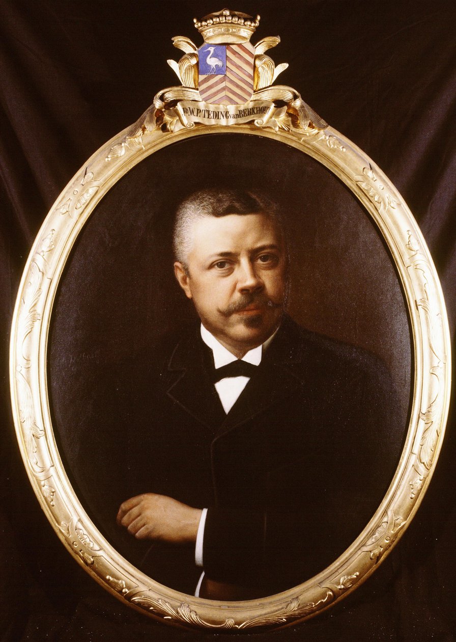 Portret van jonkheer Willem Philip Teding van Berkhout (1851-1905), burgemeester van Haarlemmerliede en Spaarnwoude door Hendrik Antoon Pothast