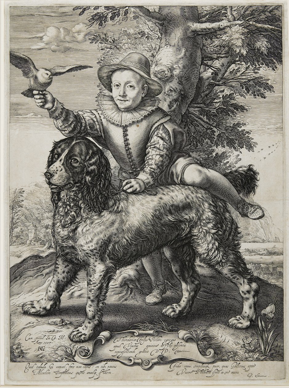 Frederik de Vries, 1597 door Hendrik Goltzius