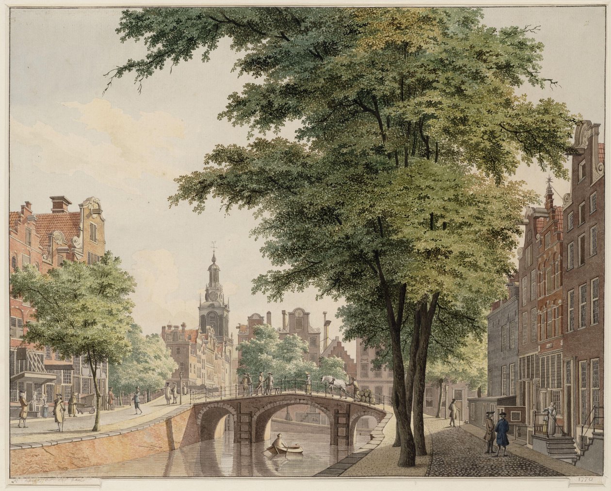 Leliegracht door Hendrik Keun
