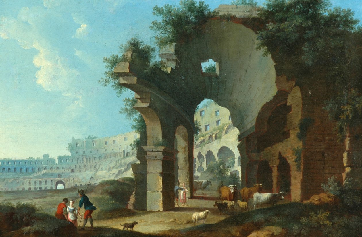 Het Colosseum in Rome door Hendrik van Lint
