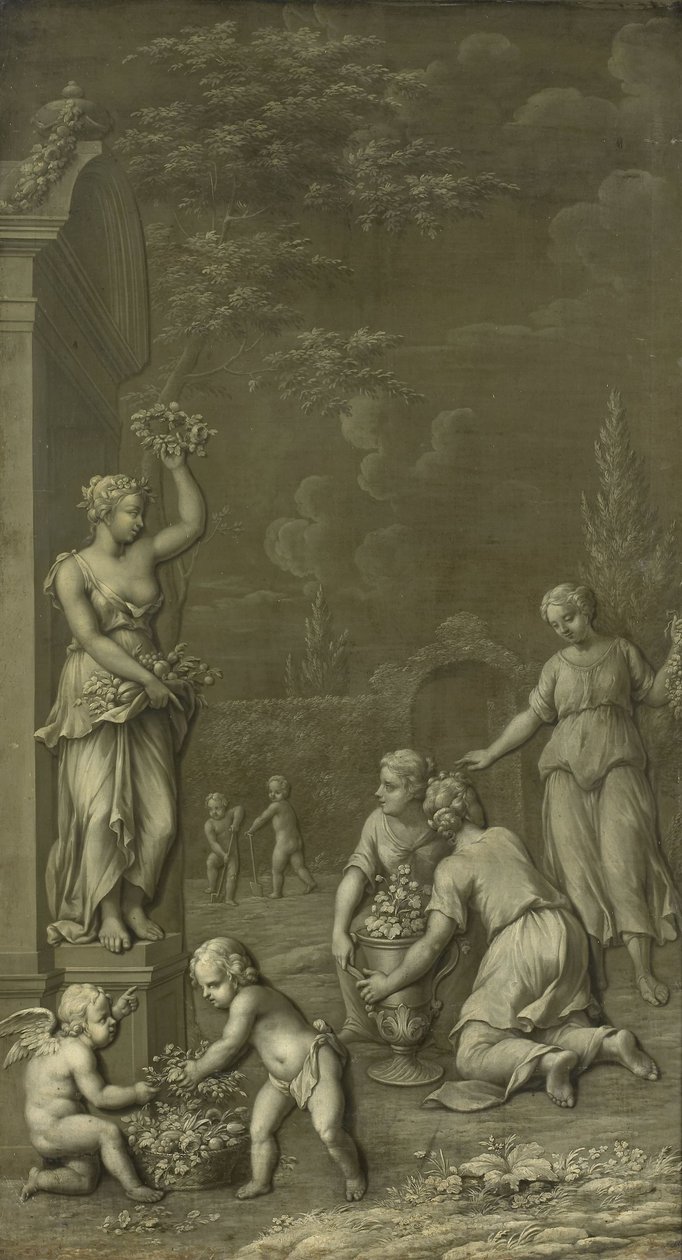 Hulde aan Pomona door Hendrik Carré (II)