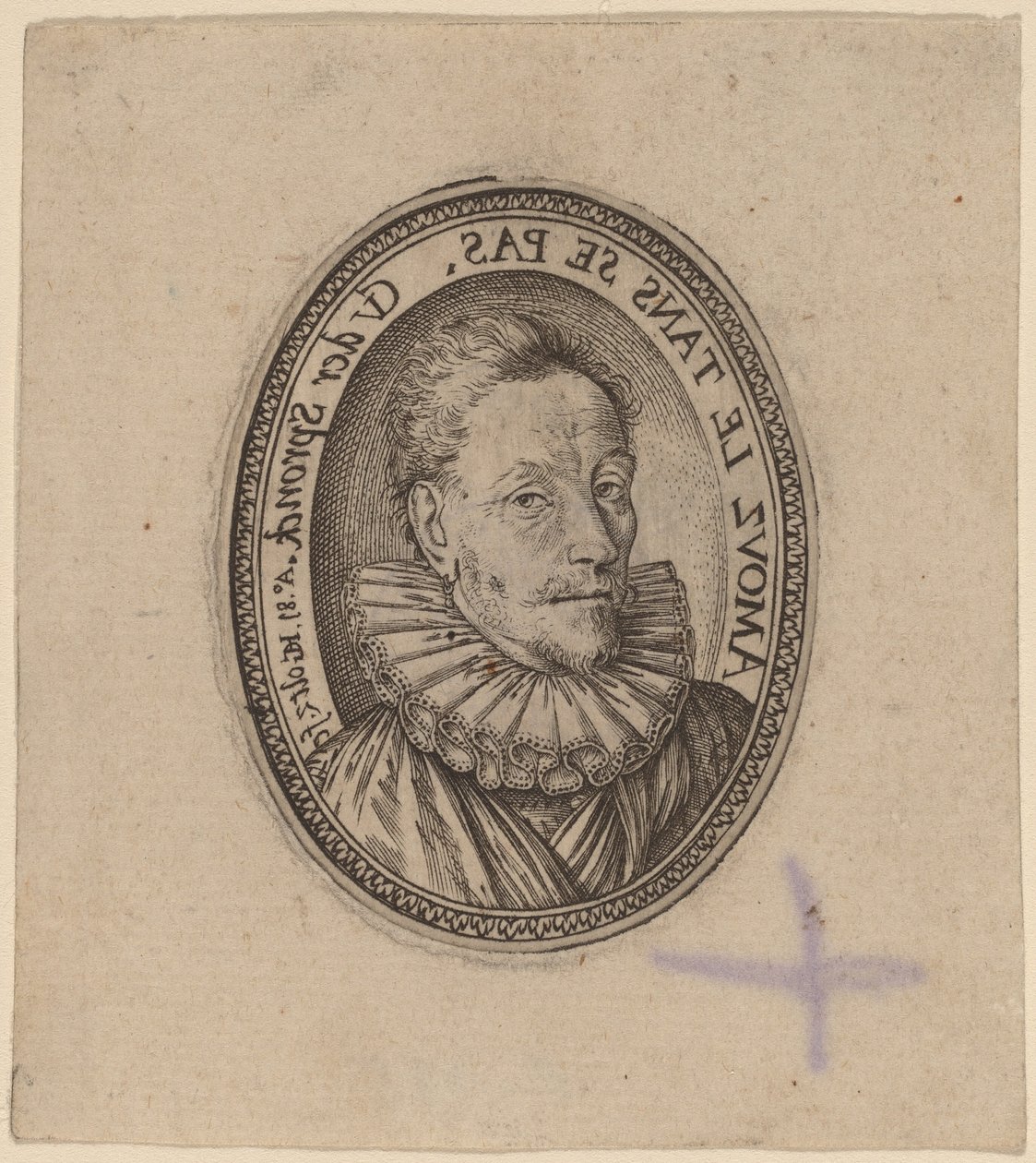 Gheraert van der Spronck door Hendrik Goltzius