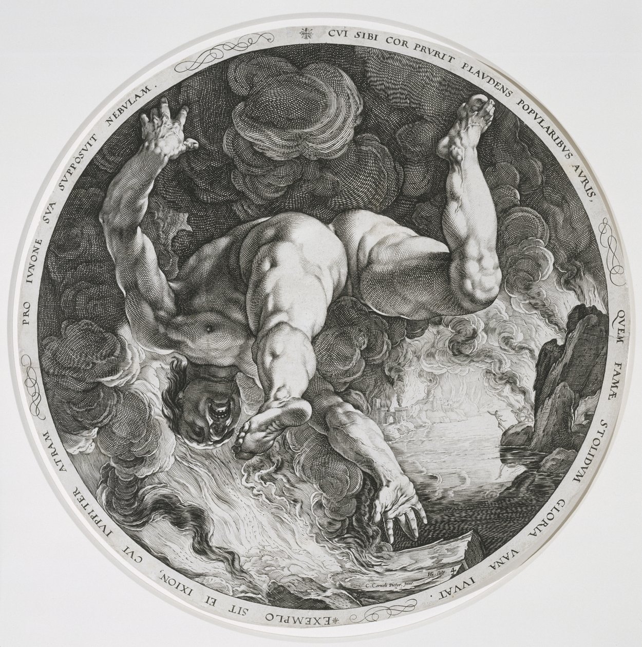Ixion, 1588 door Hendrik Goltzius
