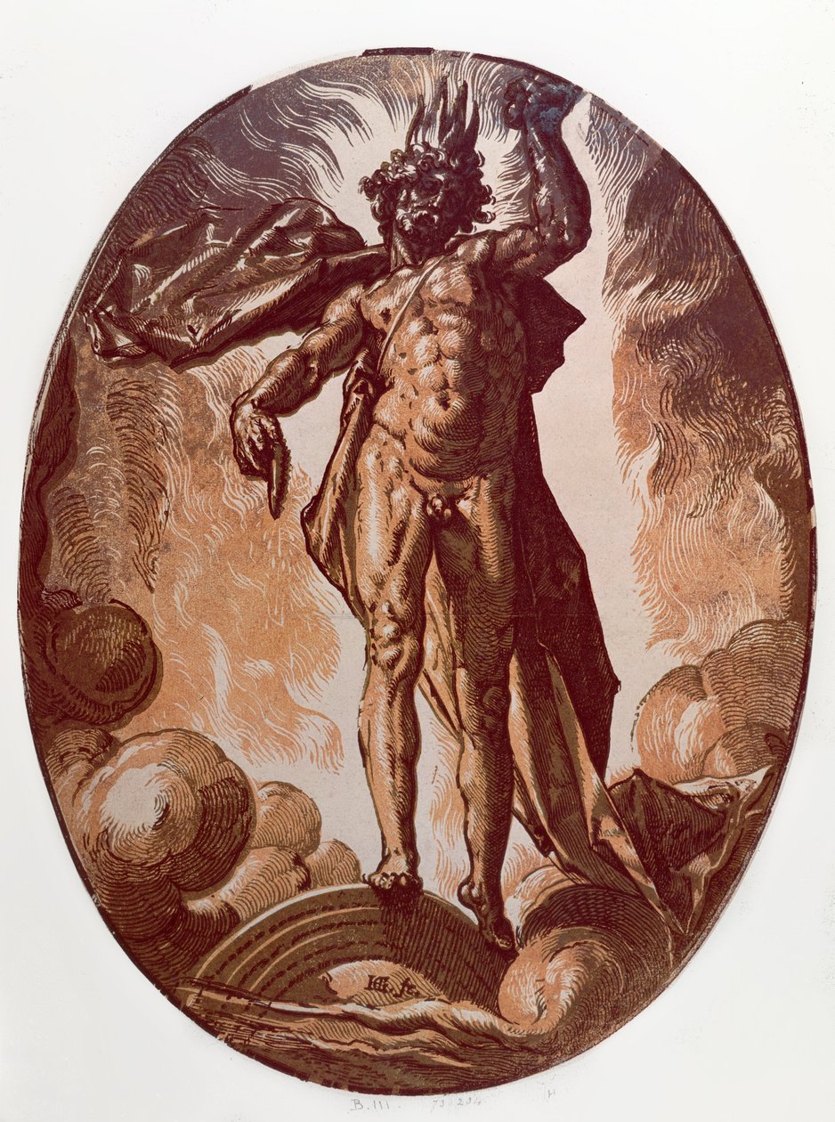 Pluto door Hendrik Goltzius