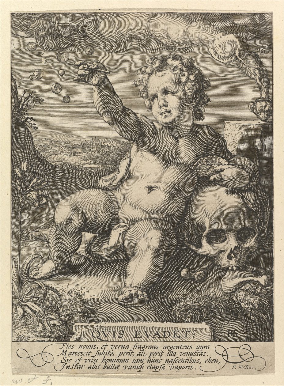 Quis evadet, 1594 door Hendrik Goltzius