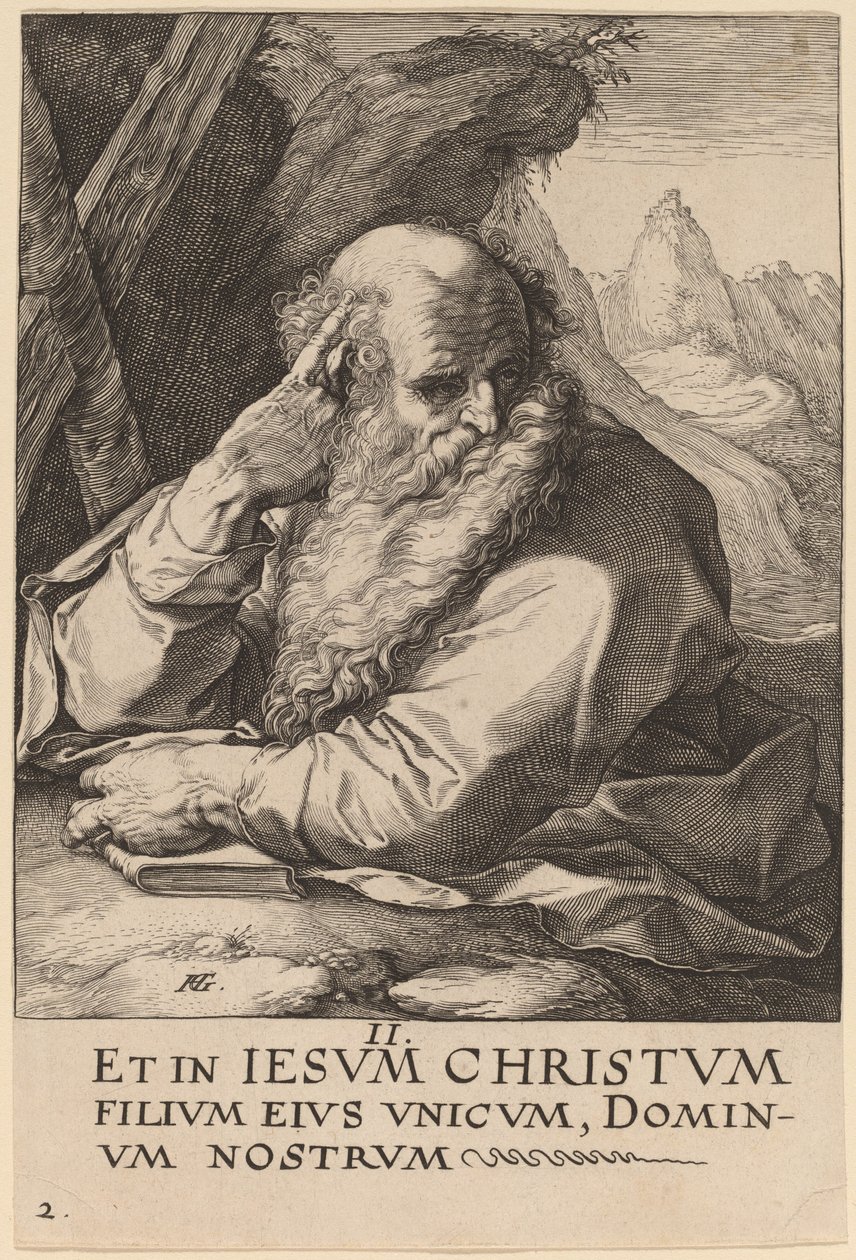 Sint Andreas door Hendrik Goltzius