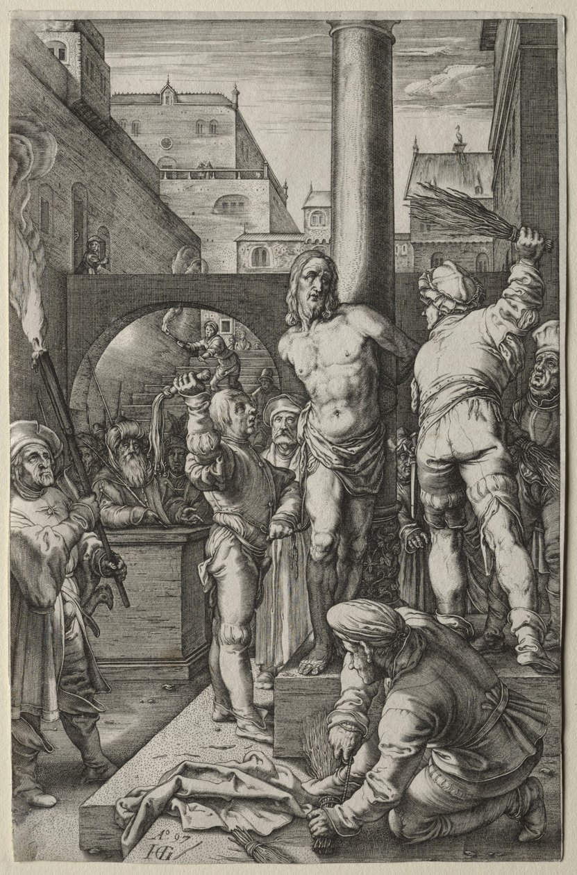 De Passie door Hendrik Goltzius