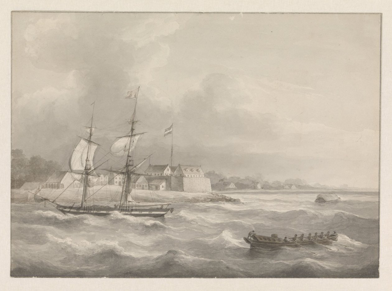 Fort Zeelandia door Hendrik Huygens