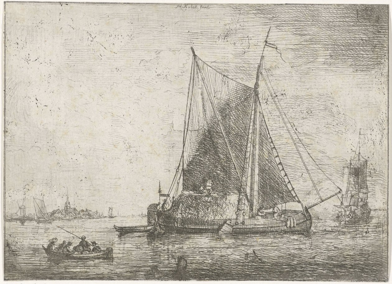 Hooischip door Hendrik Kobell