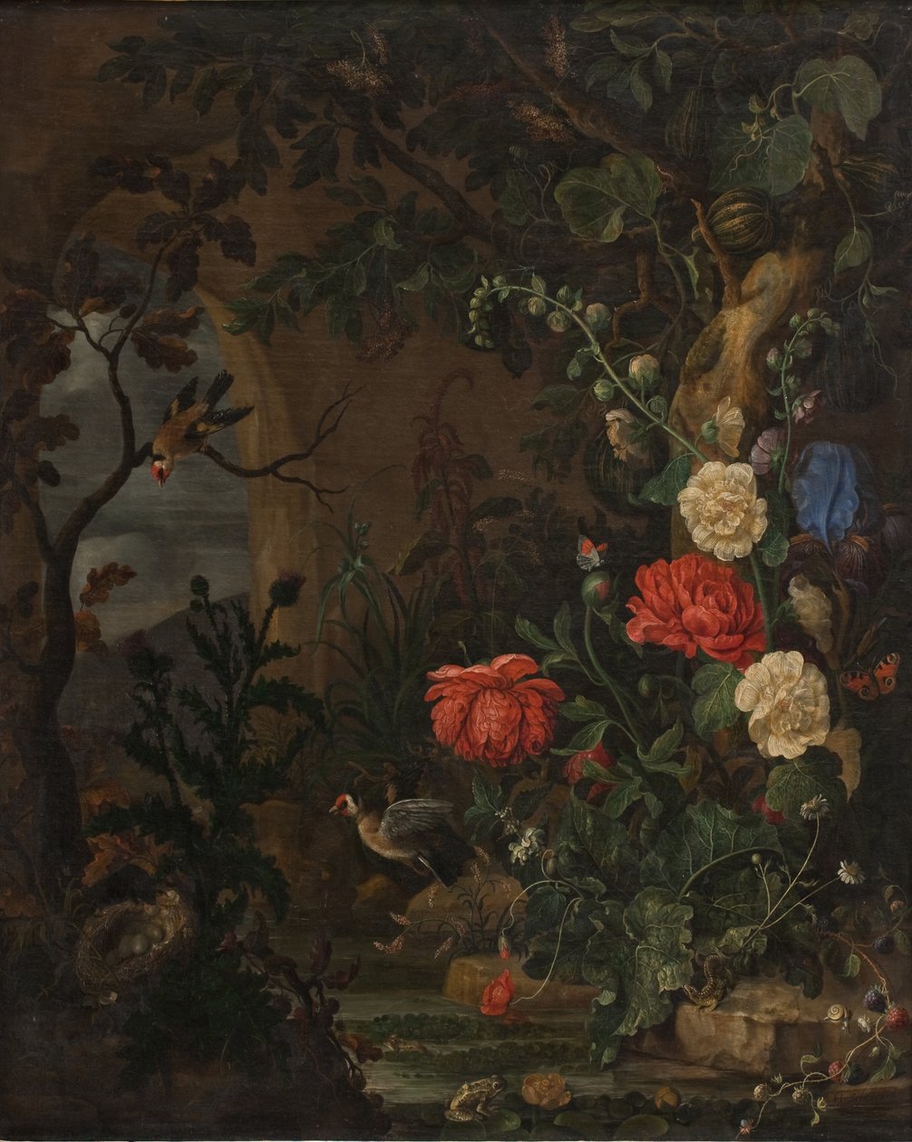 Bloemen door Hendrik Schoock