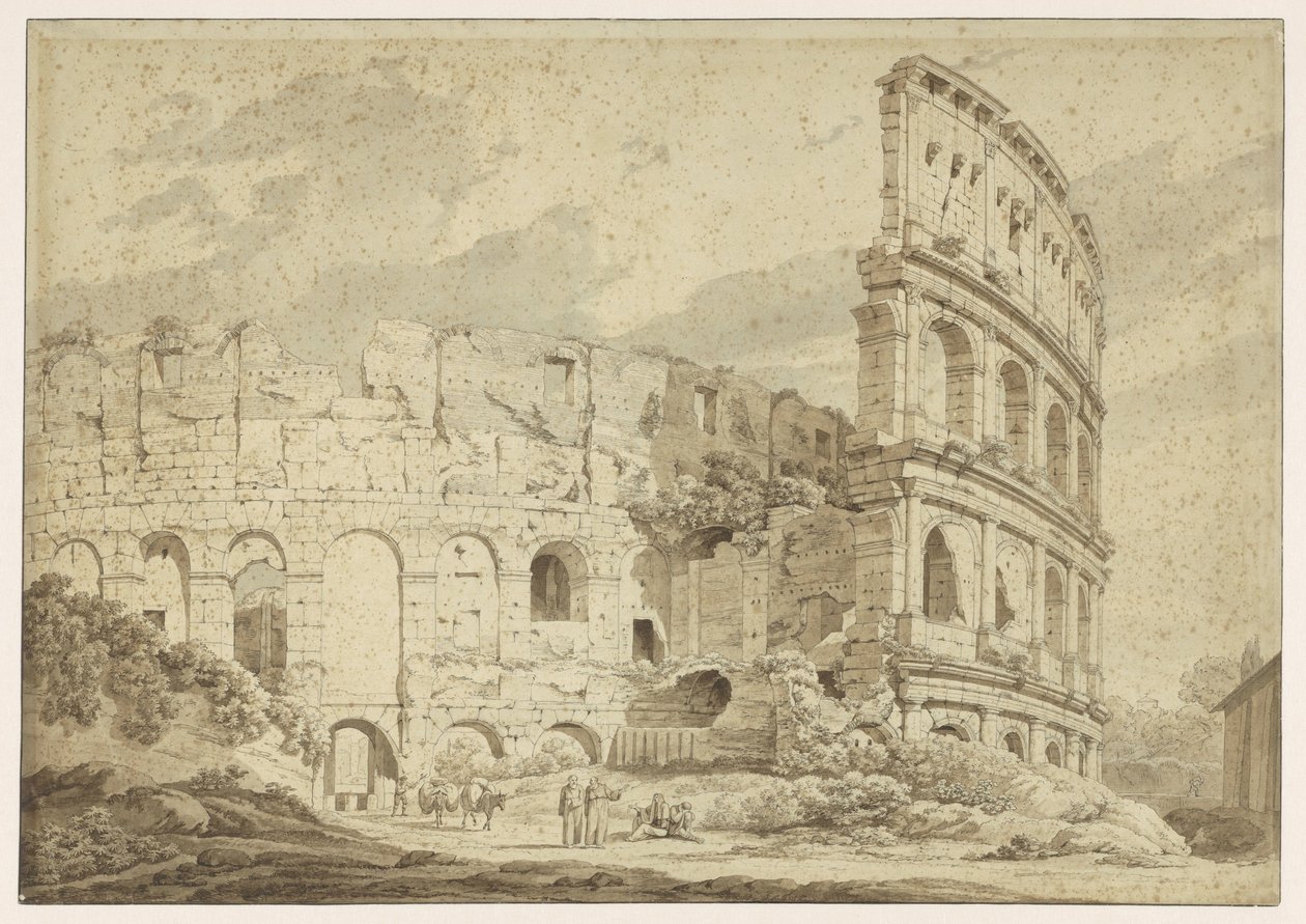 Het Colosseum in Rome door Hendrik Voogd